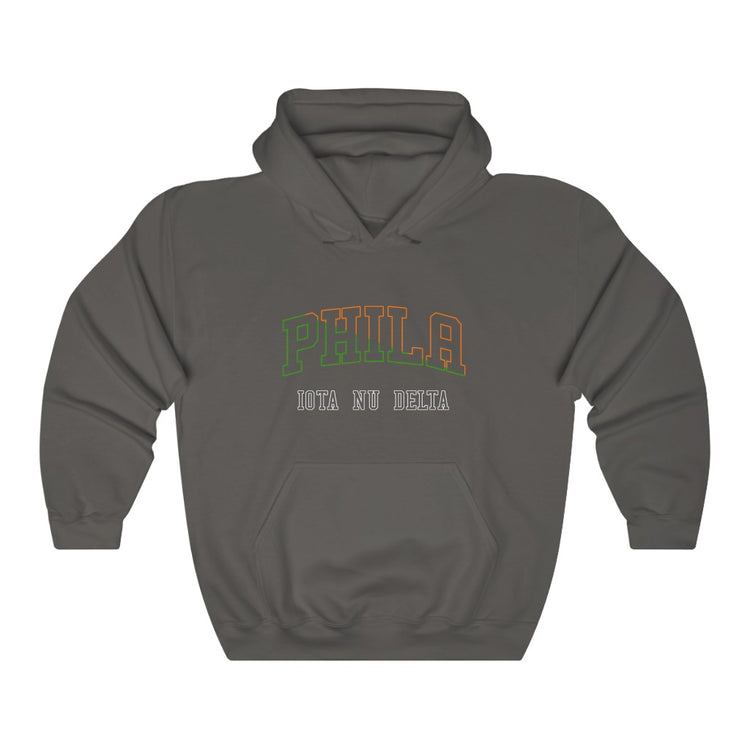 Phila Cross Color Outline - Heavy Blend Hoodie