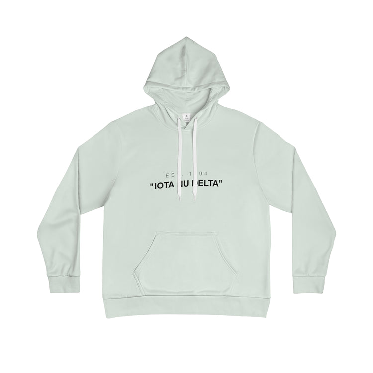 ΙΝΔ X Off-White | "Iota-Nu-Delta" Hoodie Mint