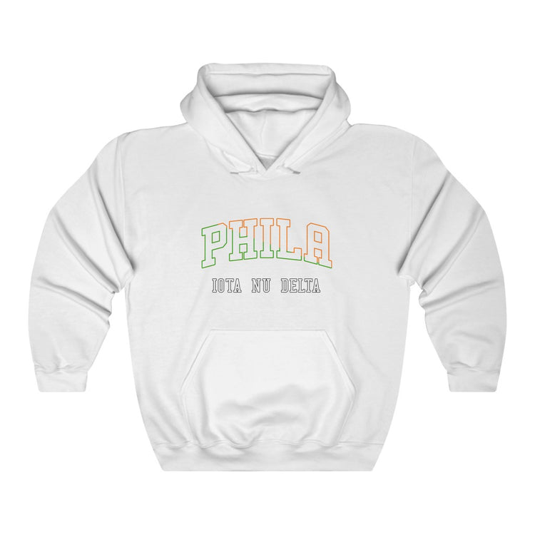 Phila Cross Color Outline - Heavy Blend Hoodie