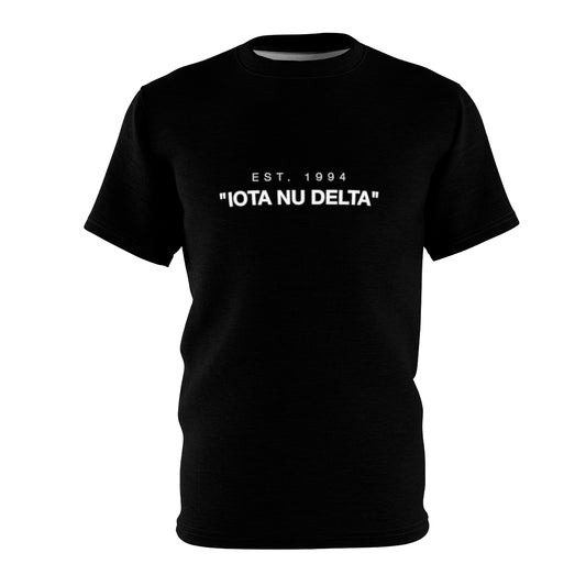 ΙΝΔ X Off-White | "Iota-Nu-Delta" T-Shirt Black