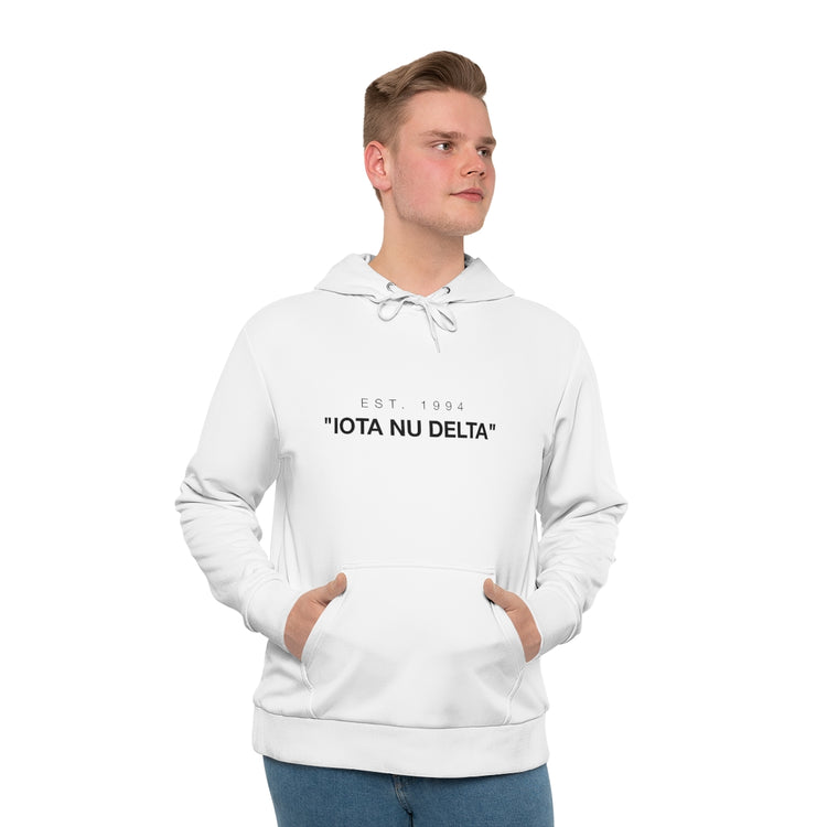 ΙΝΔ X Off-White | "Iota-Nu-Delta" Hoodie White