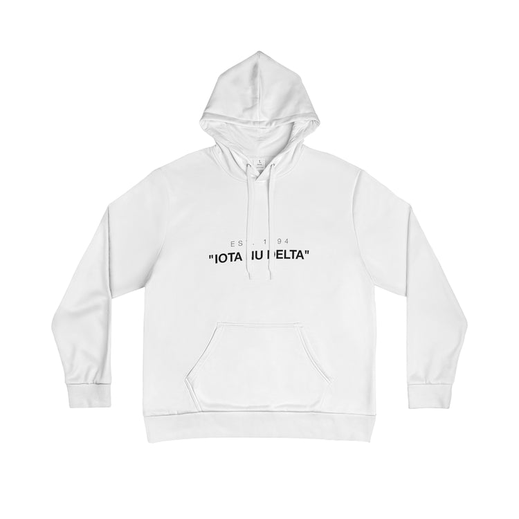 ΙΝΔ X Off-White | "Iota-Nu-Delta" Hoodie White