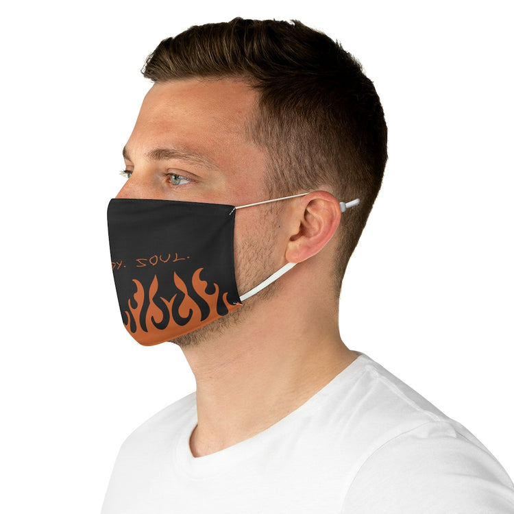 Hokage Inspired Face Mask Black