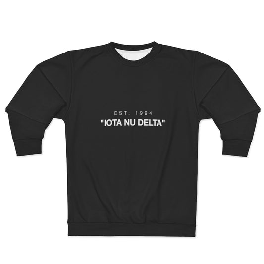 ΙΝΔ X Off-White | "Iota-Nu-Delta" Sweatshirt Black