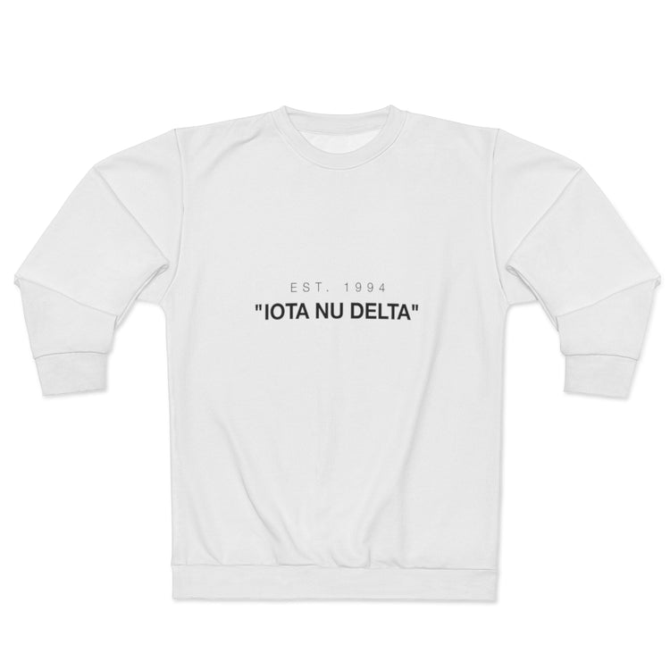 ΙΝΔ X Off-White | "Iota-Nu-Delta" Sweatshirt White