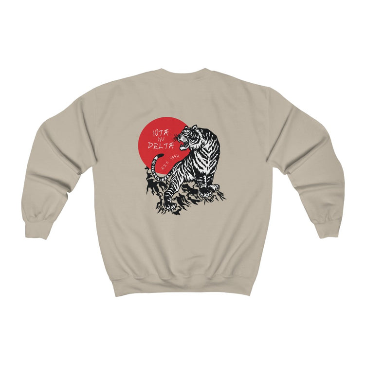 Japanese Tiger - Heavy Blend Crewneck Sweatshirt