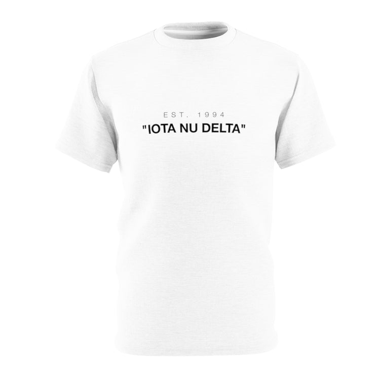 ΙΝΔ X Off-White | "Iota-Nu-Delta" T-Shirt White