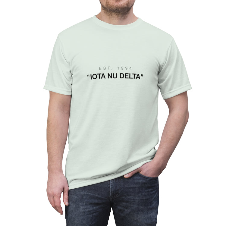 ΙΝΔ X Off-White | "Iota-Nu-Delta" T-Shirt Mint