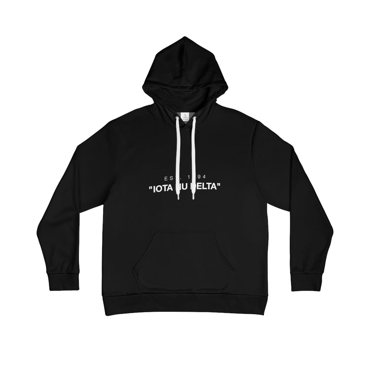 ΙΝΔ X Off-White | "Iota-Nu-Delta" Hoodie Black