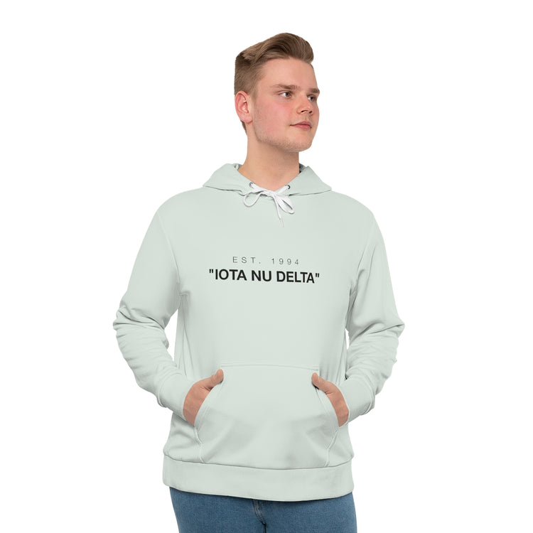 ΙΝΔ X Off-White | "Iota-Nu-Delta" Hoodie Mint