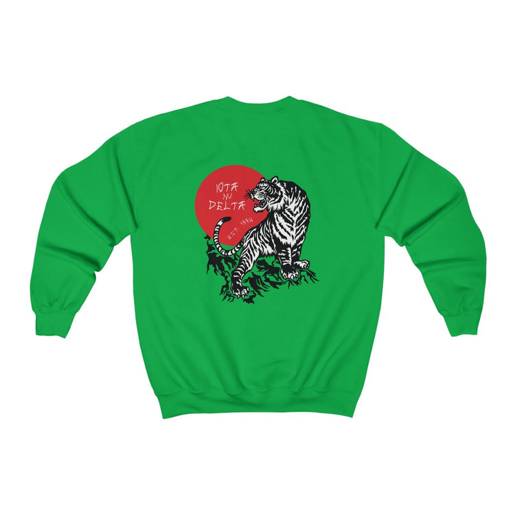 Japanese Tiger - Heavy Blend Crewneck Sweatshirt