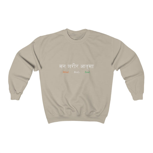 Mind Body Soul - Heavy Blend Crewneck Sweatshirt