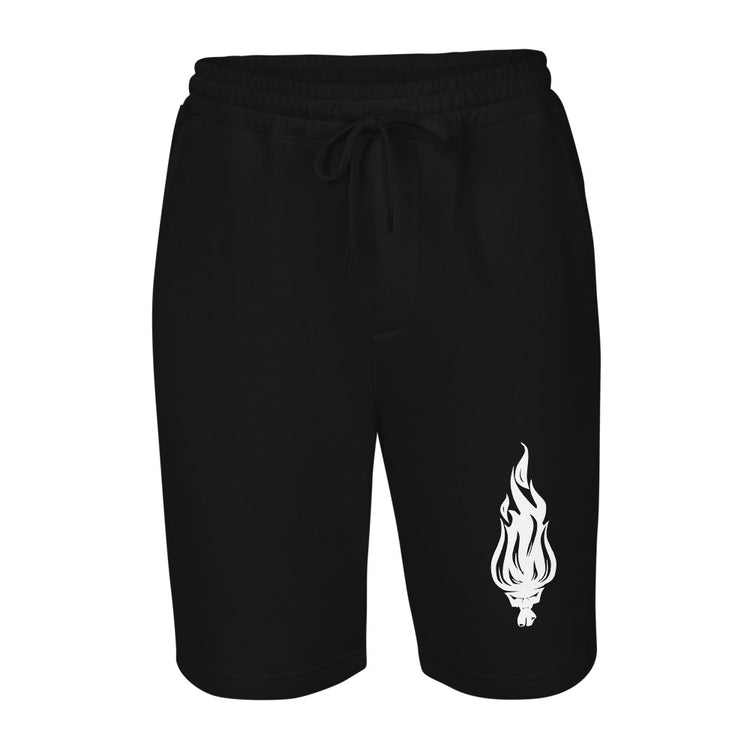 Flame White - Fleece Shorts