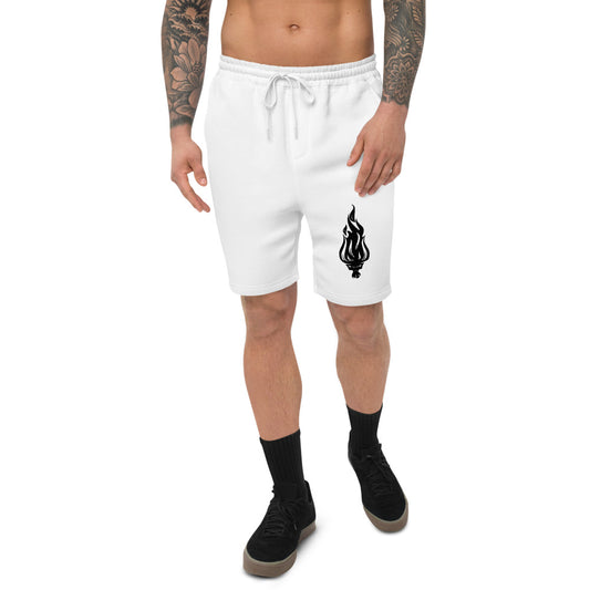 Flame Black - Fleece Shorts