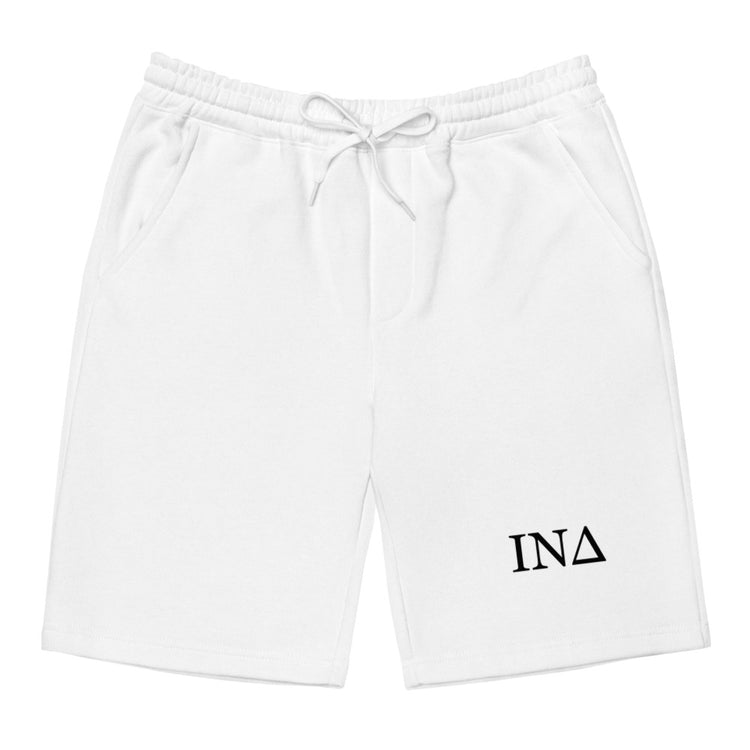 Letters White - Fleece Shorts