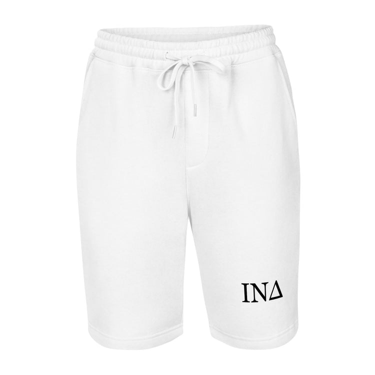 Letters White - Fleece Shorts