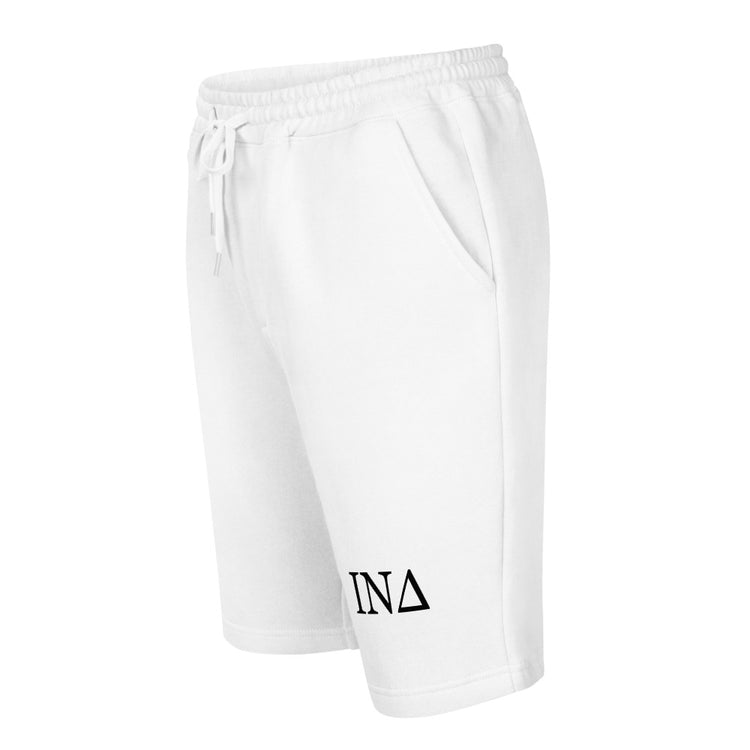 Letters White - Fleece Shorts