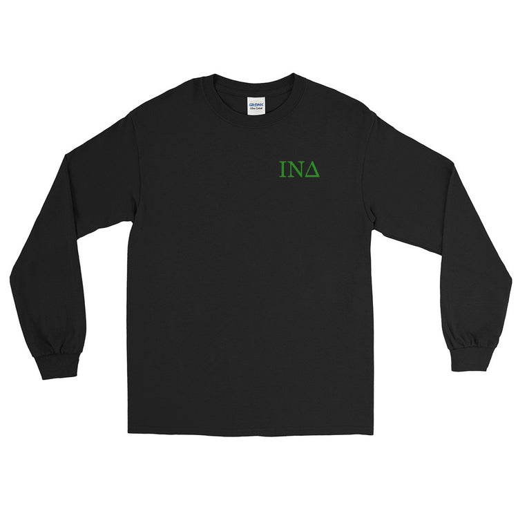 Letters Green - Long Sleeve Shirt