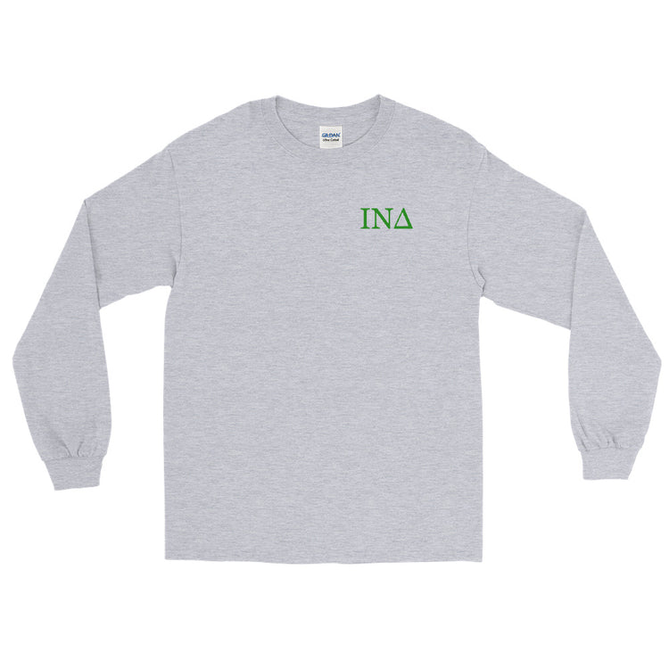 Letters Green - Long Sleeve Shirt