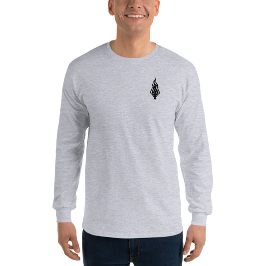 Flame Black - Long Sleeve Shirt