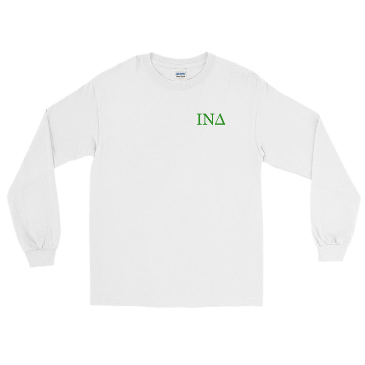 Letters Green - Long Sleeve Shirt