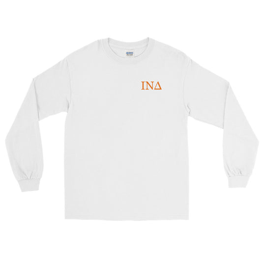 Letters Orange - Long Sleeve Shirt