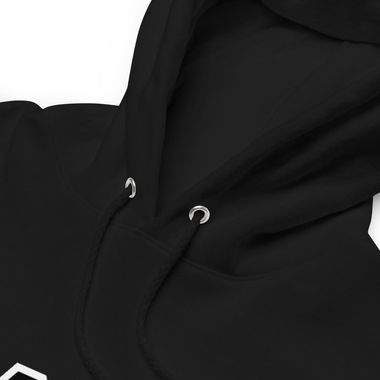 Greek Letters - Fleece Hoodie Black