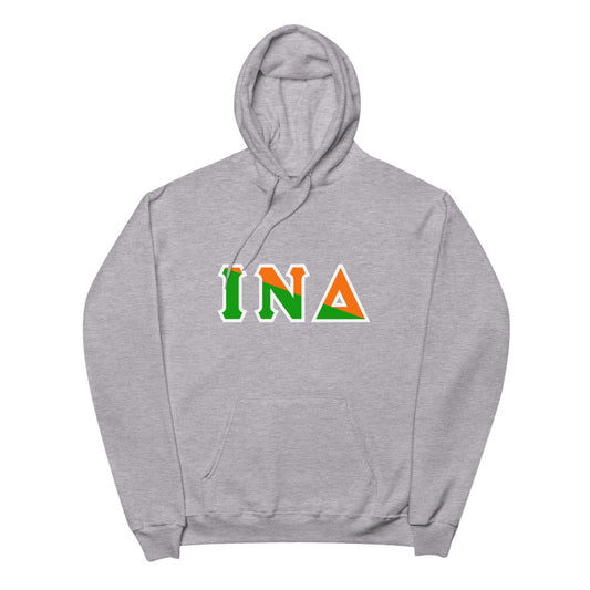 Greek Letters 2 - Fleece Hoodie Gray