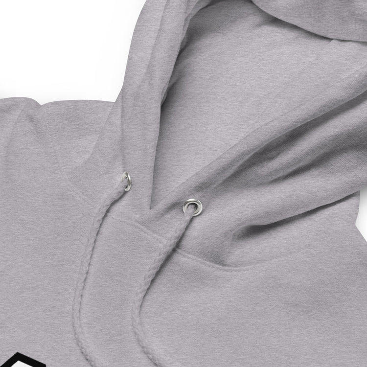 Greek Letters - Fleece Hoodie Gray