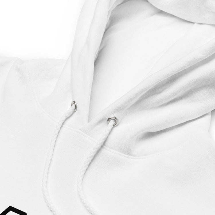 Greek Letters - Fleece Hoodie White